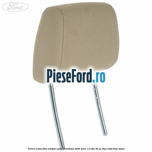 Tetiera scaun fata echipare quilt Ford Fiesta 2008-2012 1.6 TDCi 90 cp HHJC, HHJD, HHJE diesel