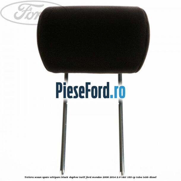 Tetiera scaun spate echipare black daphne twill Ford Mondeo 2008-2014 2.0 TDCi 163 cp TXBA, TXBB diesel
