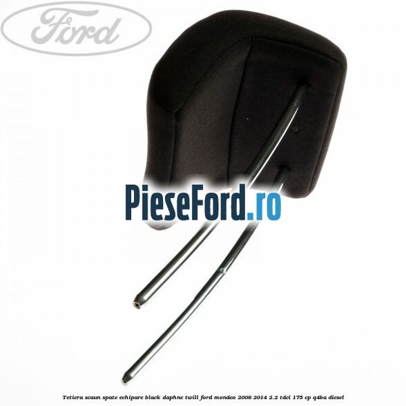 Tetiera scaun spate echipare black daphne twill Ford Mondeo 2008-2014 2.2 TDCi 175 cp Q4BA diesel