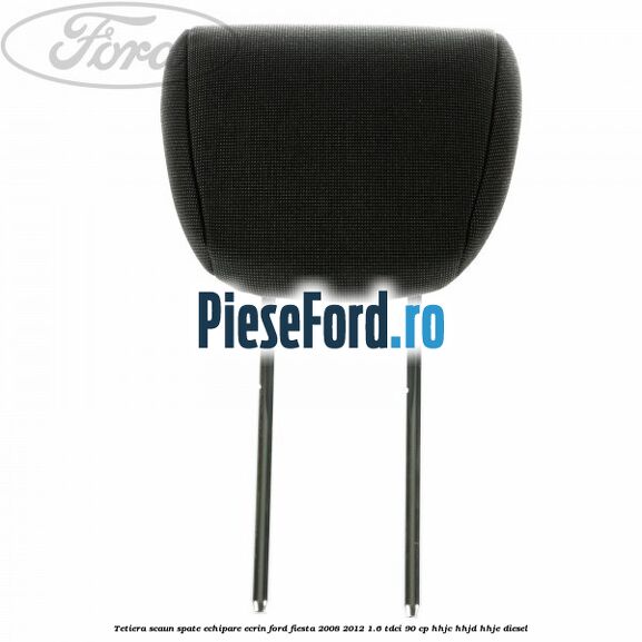 Tetiera scaun spate echipare ecrin Ford Fiesta 2008-2012 1.6 TDCi 90 cp HHJC, HHJD, HHJE diesel