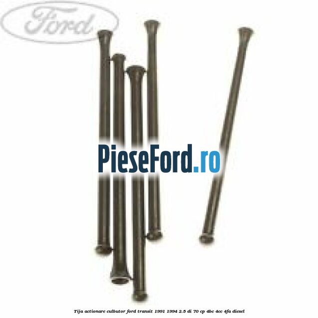 Tija actionare culbutor Ford Transit 1991-1994 2.5 DI 70 cp 4BC, 4CC, 4FA diesel