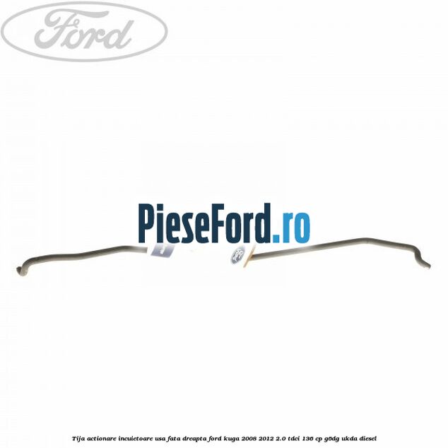 Tija actionare incuietoare usa fata dreapta Ford Kuga 2008-2012 2.0 TDCi 136 cp G6DG, UKDA diesel