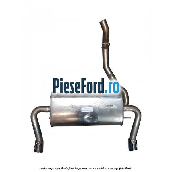 Toba esapament finala Ford Kuga 2008-2012 2.0 TDCI 4x4 140 cp UFDA diesel