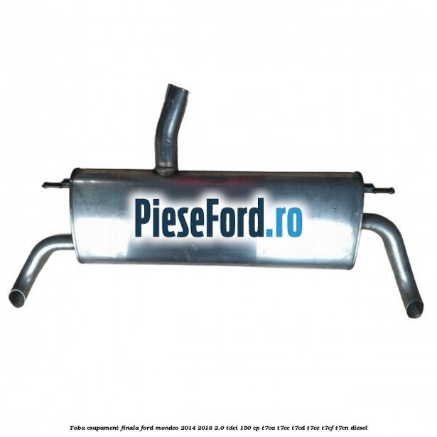 Toba esapament finala Ford Mondeo 2014-2018 2.0 TDCi 150 cp T7CA, T7CC, T7CD, T7CE, T7CF, T7CN diesel