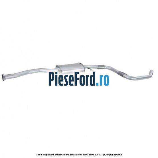 Toba esapament intermediara Ford Escort 1990-1995 1.4 71 cp F6F, F6G benzina