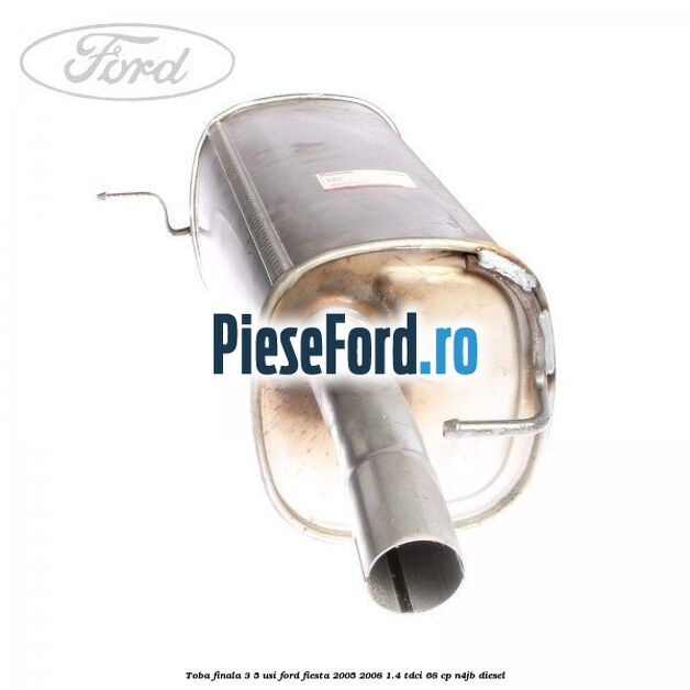 Toba finala 3/5 usi Ford Fiesta 2005-2008 1.4 TDCi 68 cp Toba finala 3/5 usi Ford Fiesta 2005-2008 1.4 TDCi 68 cp N4JB diesel