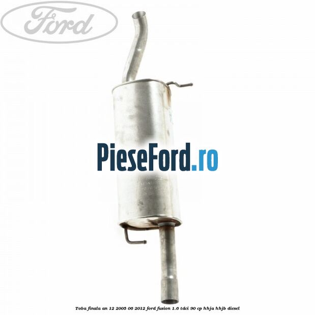Toba finala an 12/2005-06/2012 Ford Fusion 1.6 TDCi 90 cp HHJA, HHJB diesel