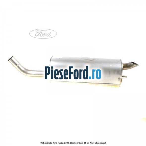 Toba finala Ford Fiesta 2008-2012 1.6 TDCi 75 cp HHJF, UBJA diesel