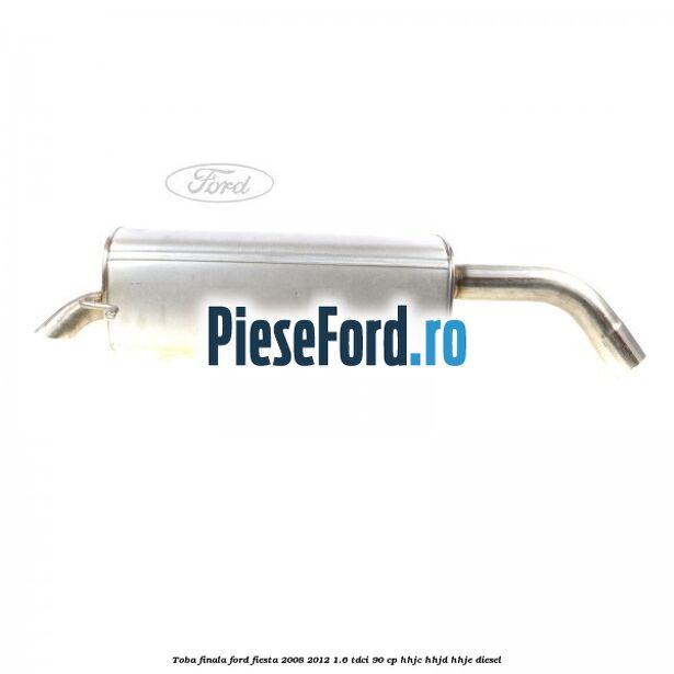 Toba finala Ford Fiesta 2008-2012 1.6 TDCi 90 cp HHJC, HHJD, HHJE diesel