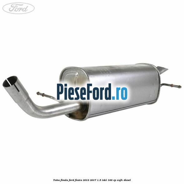 Toba finala Ford Fiesta 2013-2017 1.5 TDCi 100 cp XUJH diesel