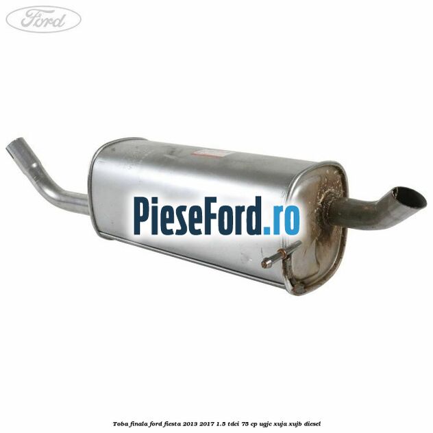 Toba finala Ford Fiesta 2013-2017 1.5 TDCi 75 cp UGJC, XUJA, XUJB diesel