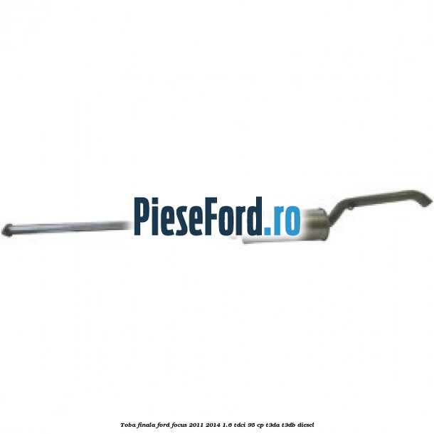 Toba finala Ford Focus 2011-2014 1.6 TDCi 95 cp T3DA, T3DB diesel