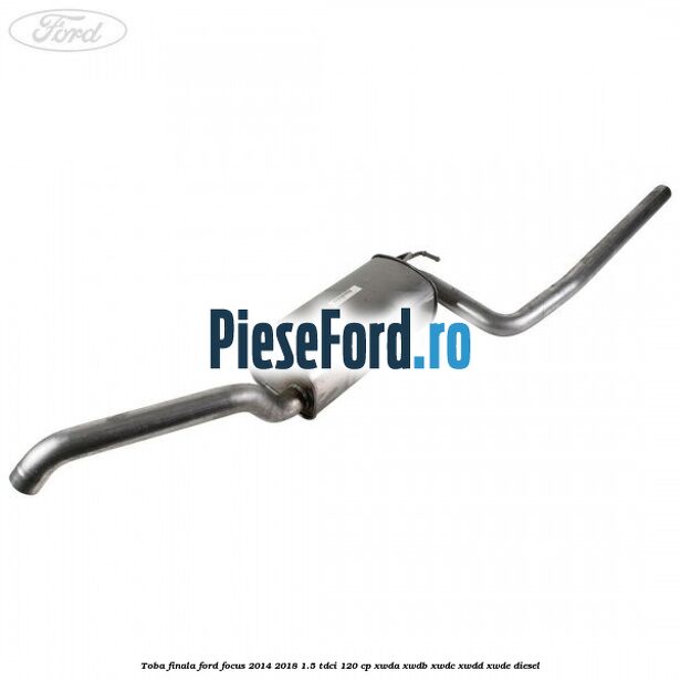 Toba finala Ford Focus 2014-2018 1.5 TDCi 120 cp XWDA, XWDB, XWDC, XWDD, XWDE diesel