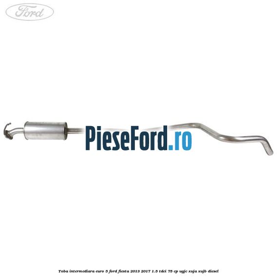Toba intermediara euro 5 Ford Fiesta 2013-2017 1.5 TDCi 75 cp Toba intermediara euro 5 Ford Fiesta 2013-2017 1.5 TDCi 75 cp UGJC, XUJA, XUJB diesel