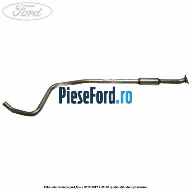 Toba intermediara Ford Fiesta 2013-2017 1.25 60 cp Toba intermediara Ford Fiesta 2013-2017 1.25 60 cp STJA, STJB, STJC, STJD benzina
