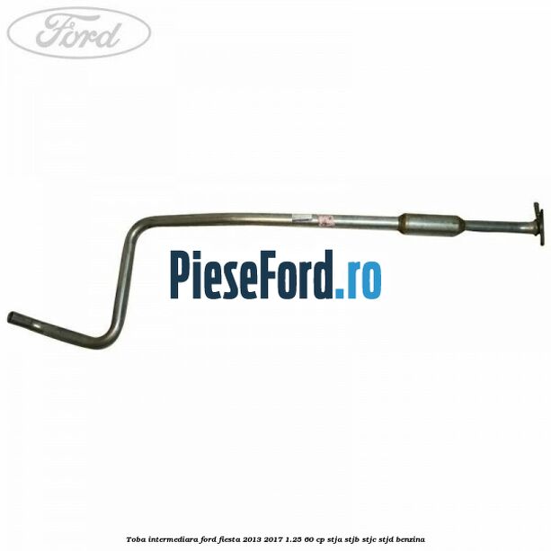 Toba intermediara Ford Fiesta 2013-2017 1.25 60 cp Toba intermediara Ford Fiesta 2013-2017 1.25 60 cp STJA, STJB, STJC, STJD benzina