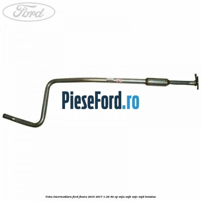 Toba intermediara Ford Fiesta 2013-2017 1.25 82 cp SNJA, SNJB, SNJC, SNJD benzina