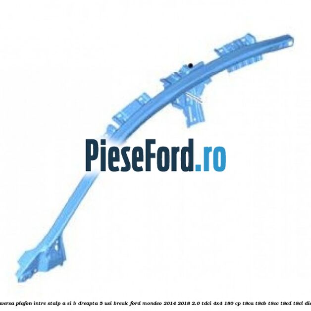 Traversa plafon intre stalp A si B dreapta 5 usi break Ford Mondeo 2014-2018 2.0 TDCi 4x4 180 cp T8CA, T8CB, T8CC, T8CD, T8CL diesel