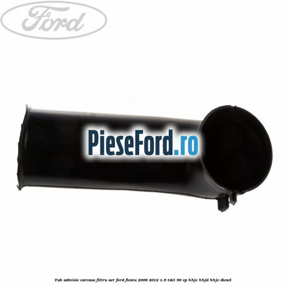Tub admisie carcasa filtru aer Ford Fiesta 2008-2012 1.6 TDCi 90 cp HHJC, HHJD, HHJE diesel