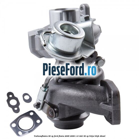 Turbosuflanta 90 CP Ford Fiesta 2005-2008 1.6 TDCi 90 cp HHJA, HHJB diesel