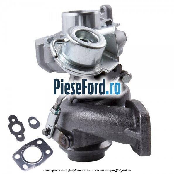 Turbosuflanta 90 CP Ford Fiesta 2008-2012 1.6 TDCi 75 cp HHJF, UBJA diesel