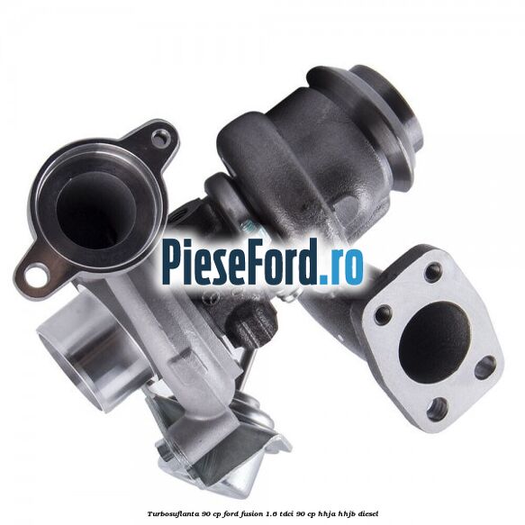 Turbosuflanta 90 CP Ford Fusion 1.6 TDCi 90 cp HHJA, HHJB diesel
