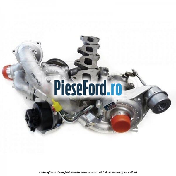 Turbosuflanta duala Ford Mondeo 2014-2018 2.0 TDCi Bi-Turbo 210 cp T9CA diesel