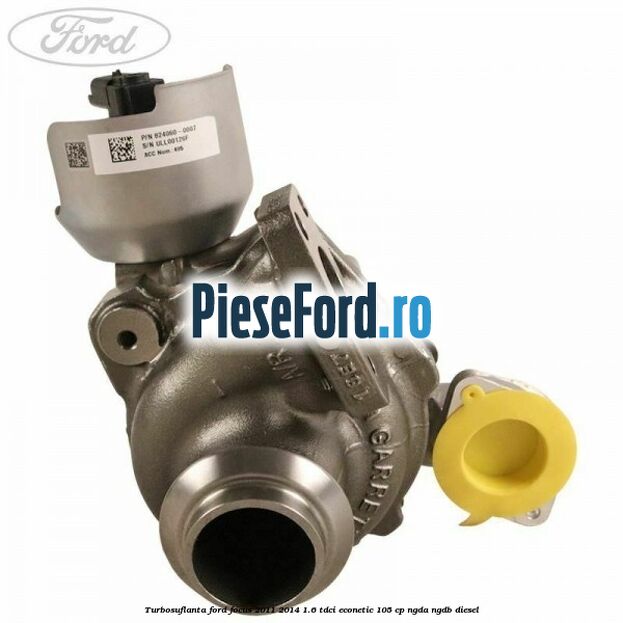 Turbosuflanta Ford Focus 2011-2014 1.6 TDCi ECOnetic 105 cp NGDA, NGDB diesel