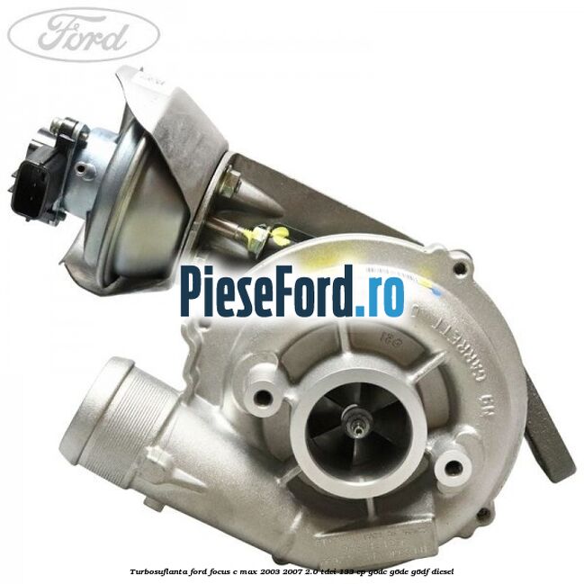 Turbosuflanta Ford Focus C-Max 2003-2007 2.0 TDCi 133 cp G6DC, G6DE, G6DF diesel