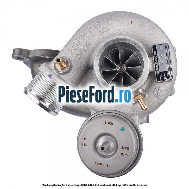 Turbosuflanta Ford Mustang 2015-2018 2.3 EcoBoost 314 cp N38H, N48H benzina