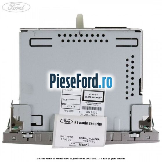Unitate Radio CD model 6000 CD Ford C-Max 2007-2011 1.8 122 cp QQDC benzina