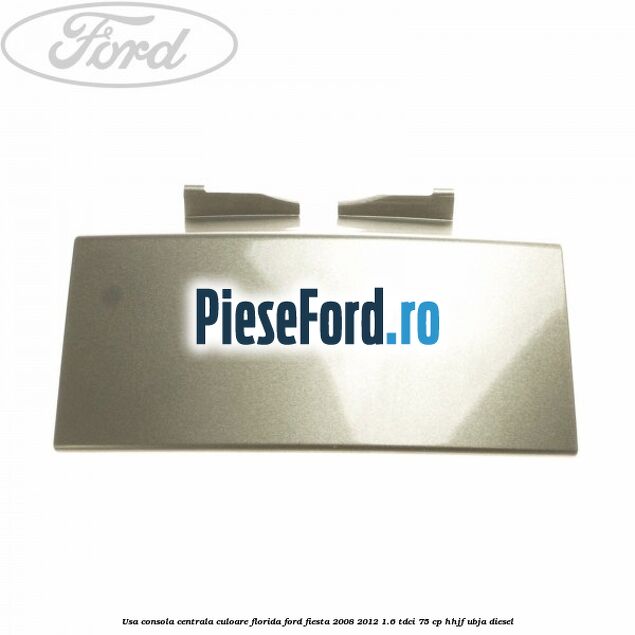 Usa consola centrala culoare florida Ford Fiesta 2008-2012 1.6 TDCi 75 cp HHJF, UBJA diesel