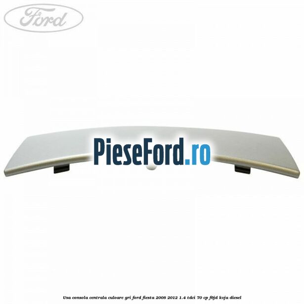 Usa consola centrala culoare gri Ford Fiesta 2008-2012 1.4 TDCi 70 cp F6JD, KVJA diesel