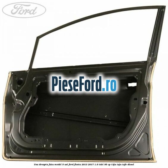 Usa dreapta fata model 5 usi Ford Fiesta 2013-2017 1.6 TDCi 95 cp T3JA, TZJA, TZJB diesel