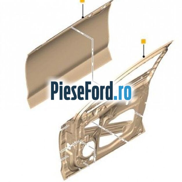 Usa fata dreapta Vignale Ford Mondeo 2014-2018 2.0 TDCi 4x4 150 cp T7CA, T7CC, T7CD, T7CE, T7CF diesel