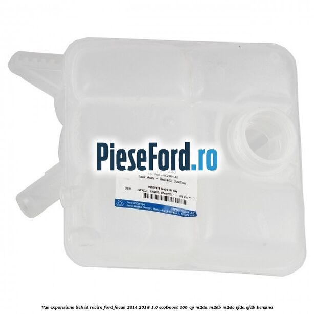 Vas expansiune lichid racire Ford Focus 2014-2018 1.0 EcoBoost 100 cp M2DA, M2DB, M2DC, SFDA, SFDB benzina