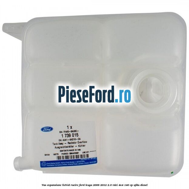 Vas expansiune lichid racire Ford Kuga 2008-2012 2.0 TDCI 4x4 140 cp UFDA diesel