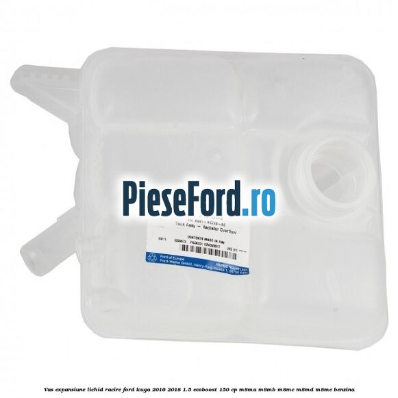 Vas expansiune lichid racire Ford Kuga 2016-2018 1.5 EcoBoost 150 cp Vas expansiune lichid racire Ford Kuga 2016-2018 1.5 EcoBoost 150 cp M8MA, M8MB, M8MC, M8MD, M8ME benzina