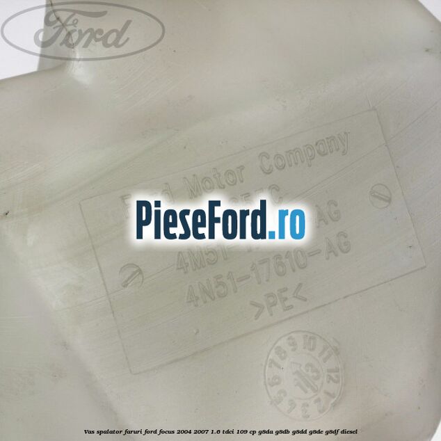 Vas spalator faruri Ford Focus 2004-2007 1.6 TDCi 109 cp G8DA, G8DB, G8DD, G8DE, G8DF diesel