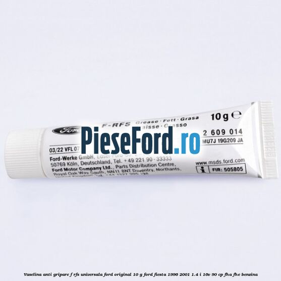 Vaselina anti gripare F-RFS universala Ford original 10 G Ford Fiesta 1996-2001 1.4 i 16V 90 cp FHA, FHE benzina