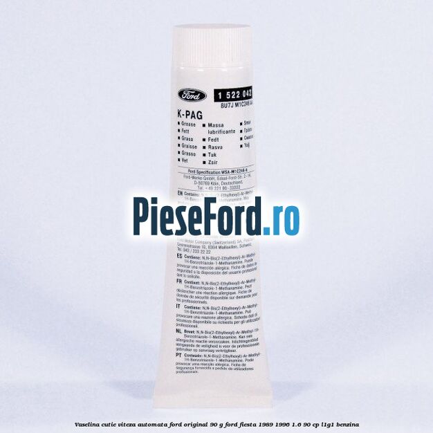 Vaselina cutie viteza automata Ford original 90 G Ford Fiesta 1989-1996 1.6 90 cp Vaselina cutie viteza automata Ford original 90 G Ford Fiesta 1989-1996 1.6 90 cp L1G1 benzina