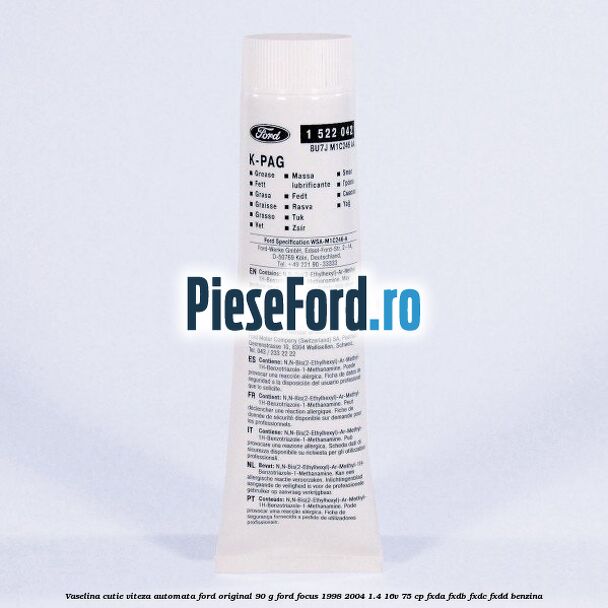 Vaselina cutie viteza automata Ford original 90 G Ford Focus 1998-2004 1.4 16V 75 cp Vaselina cutie viteza automata Ford original 90 G Ford Focus 1998-2004 1.4 16V 75 cp FXDA, FXDB, FXDC, FXDD benzina
