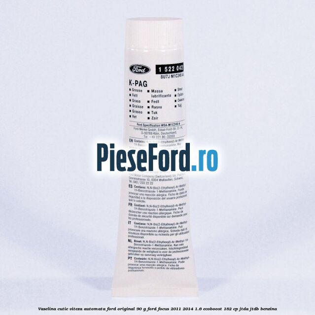 Vaselina cutie viteza automata Ford original 90 G Ford Focus 2011-2014 1.6 EcoBoost 182 cp JTDA, JTDB benzina