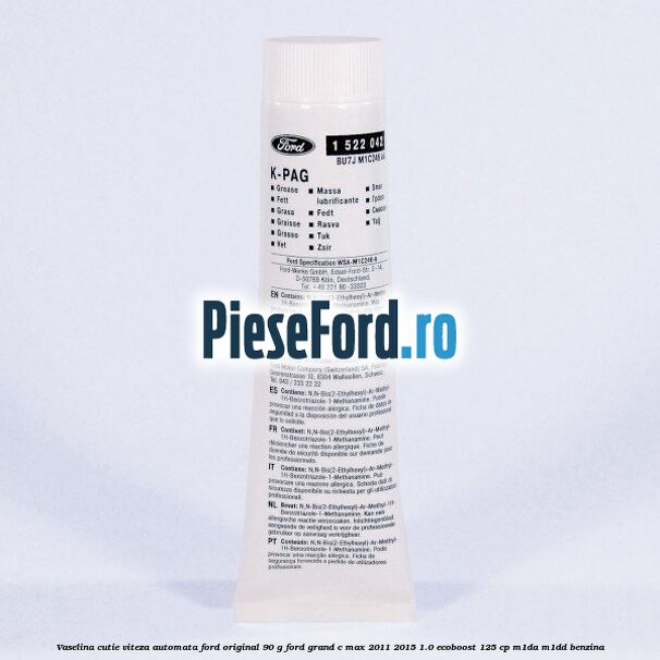 Vaselina cutie viteza automata Ford original 90 G Ford Grand C-Max 2011-2015 1.0 EcoBoost 125 cp M1DA, M1DD benzina
