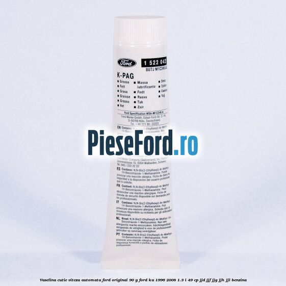 Vaselina cutie viteza automata Ford original 90 G Ford Ka 1996-2008 1.3 i 49 cp JJD, JJF, JJG, JJH, JJL benzina