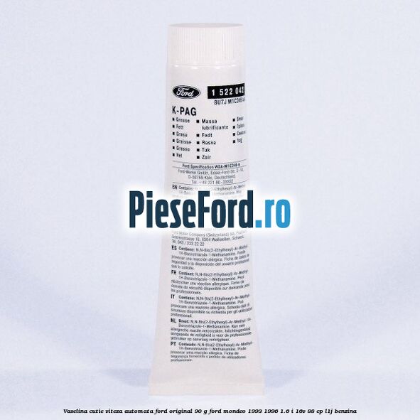 Vaselina cutie viteza automata Ford original 90 G Ford Mondeo 1993-1996 1.6 i 16V 88 cp L1J benzina