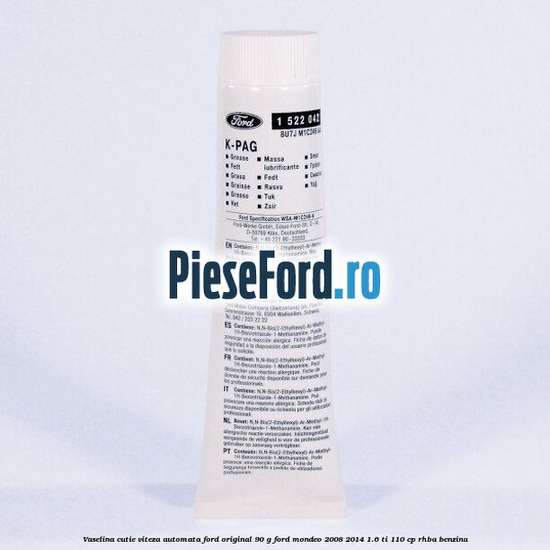 Vaselina cutie viteza automata Ford original 90 G Ford Mondeo 2008-2014 1.6 Ti 110 cp RHBA benzina