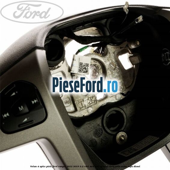 Volan 4 spite piele Ford Ranger 2012-2015 3.2 TDCi 4x4 200 cp ENSA, SA2R, SA2S, SA2W, SAFA diesel