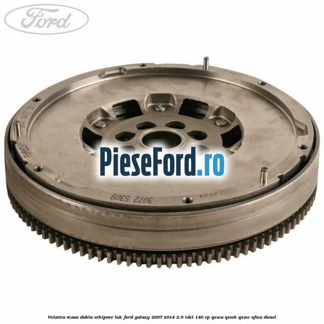 Volanta masa dubla echipare LUK Ford Galaxy 2007-2014 2.0 TDCi 140 cp QXWA, QXWB, QXWC, UFWA diesel