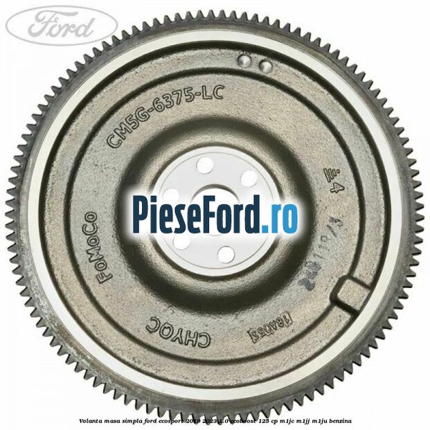 Volanta masa simpla Ford EcoSport 2019-2023 1.0 EcoBoost 125 cp M1JC, M1JJ, M1JU benzina